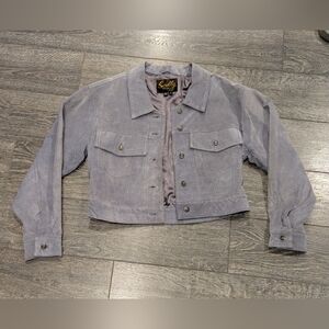 Scully 100% Genuine Leather Suede Sz 8 Coat Jacket Women's